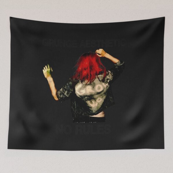 Item preview, Rebel Red Hair Statement Graphic Top designed and sold by BRINGWELL.