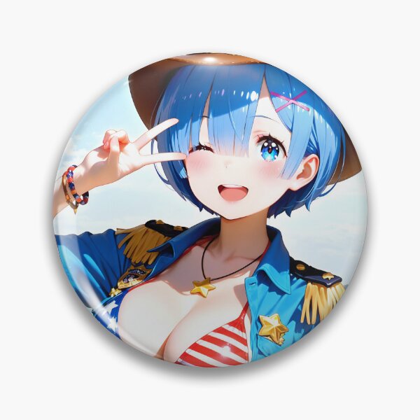 Item preview, Rem July 4th Independance Day Anime Waifu designed and sold by lifeissheep.