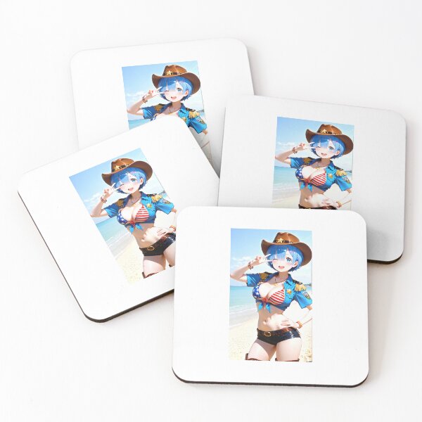 Item preview, Rem July 4th  Independance Day Anime Waifu designed and sold by lifeissheep.