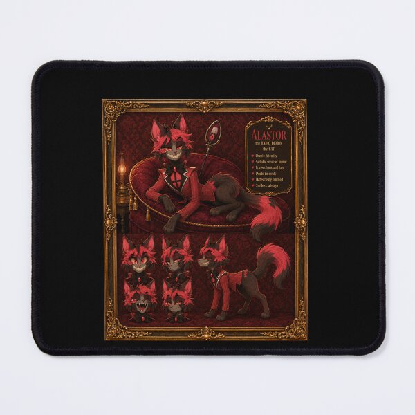 Item preview, Hazbin Hotel: Alastor-cat designed and sold by KreativeCrow.