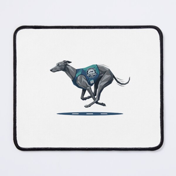 Item preview, Greyhound Running Club Athletic Marathon Track Field Crest designed and sold by PictoVibe.