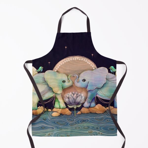 Item preview, Lotus Flower Elephants of the Rainbow designed and sold by Karin Taylor.
