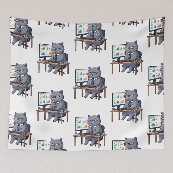Item preview, British Shorthair Office Manager Funny Corporate Work From Home designed and sold by PictoVibe.