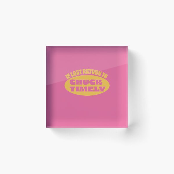 Item preview, if lost return to chuck timely designed and sold by spicystylesco.