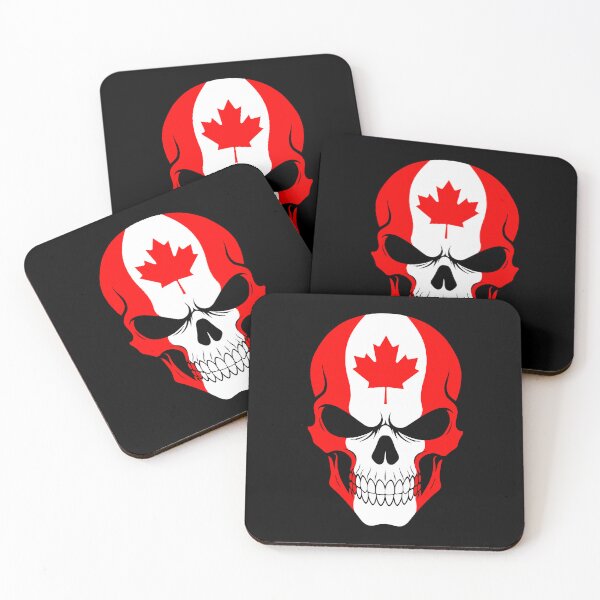 Item preview, Canadian Skull Flag designed and sold by JeffBartels.