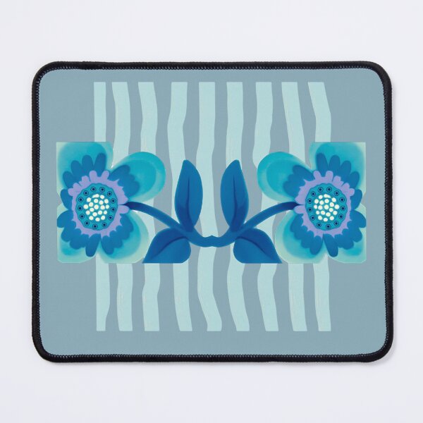 Item preview, Blue flowers pattern designed and sold by MARYA.ART.