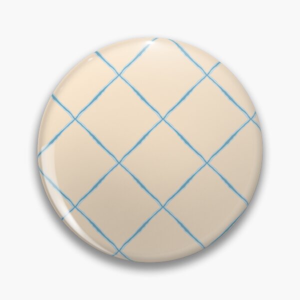 Item preview, Diamond Tile Pattern in Blue and Cream designed and sold by kierkegaard.