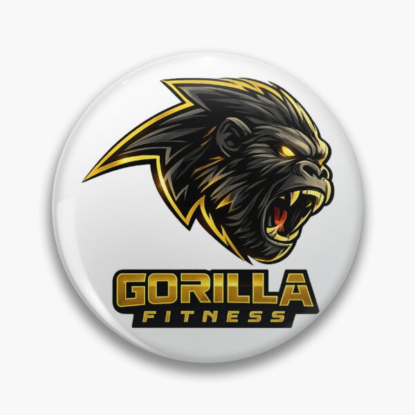 Item preview, Angry Gorilla Fitness Gym Mascot Logo designed and sold by Digistore1221.