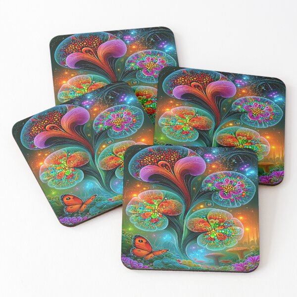 Item preview, The Prismatic Monarch Meadow designed and sold by bloorose.