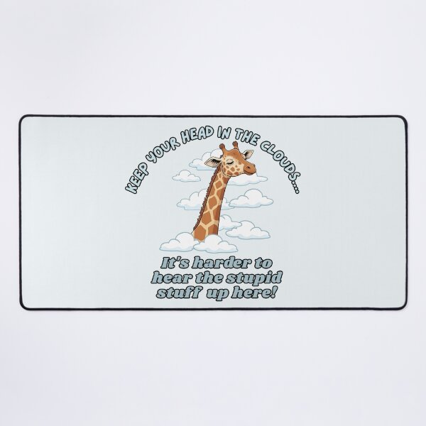 Item preview, Snarky Giraffe - Keep Your Head in the Clouds designed and sold by Marlette LLC.