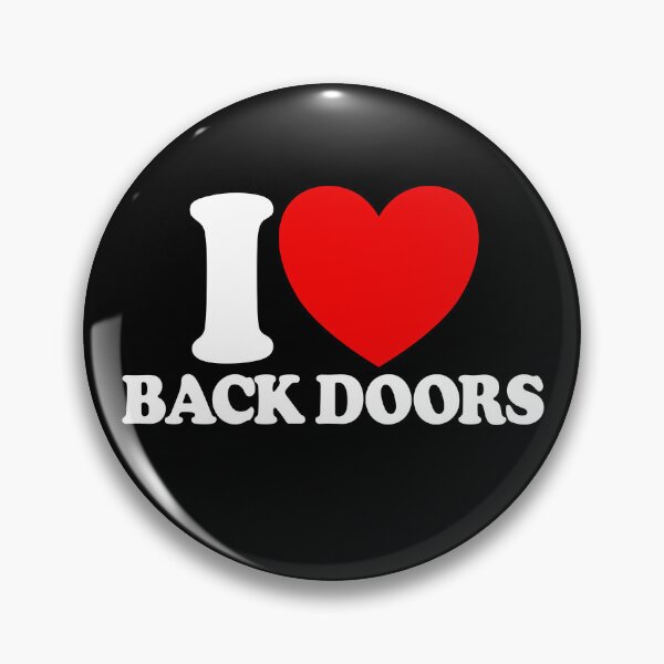 Item preview, I Love Back Doors Red Heart Funny Men's Offensive Gear designed and sold by DynamicDesign.