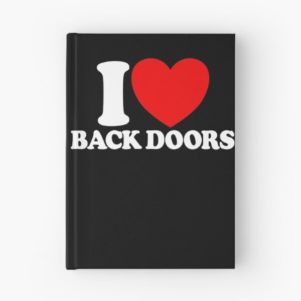 Item preview, I Love Back Doors Red Heart Funny Men's Offensive Gear designed and sold by DynamicDesign.