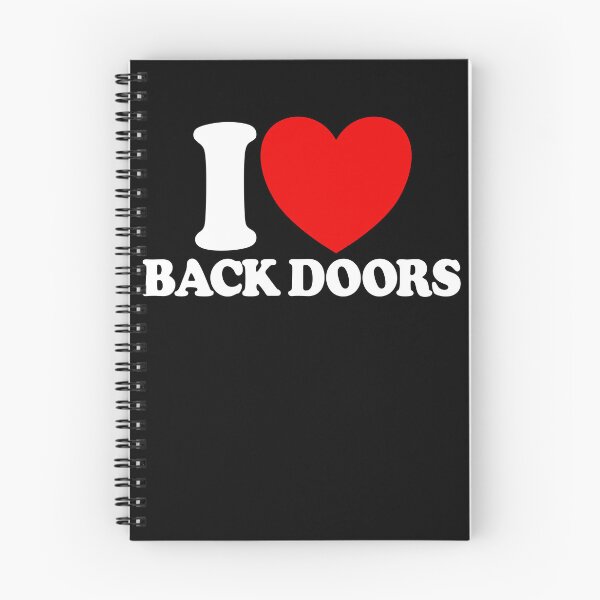 Item preview, I Love Back Doors Red Heart Funny Men's Offensive Gear designed and sold by DynamicDesign.