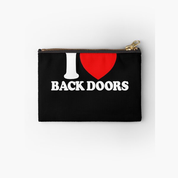 Item preview, I Love Back Doors Red Heart Funny Men's Offensive Gear designed and sold by DynamicDesign.