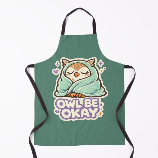 Item preview, Owl Be Okay Cute Comfort Owl Shirt Cozy Blanket Owl Design Wholesome Animal Pun Graphic designed and sold by Artistry in Motion by MADsrecreation.