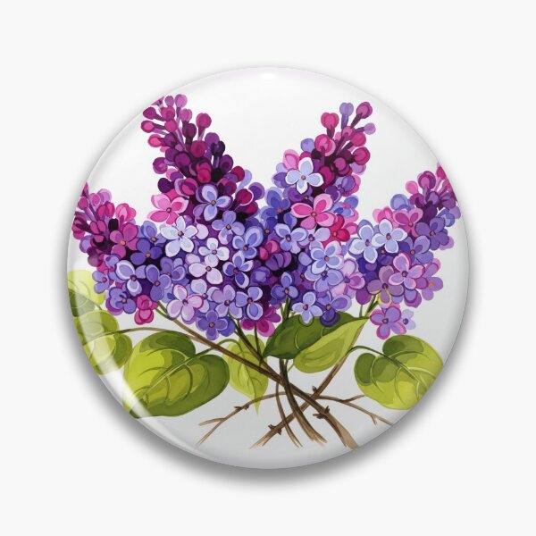 Item preview, Watercolor Lilac Bouquet designed and sold by PixorStudio.