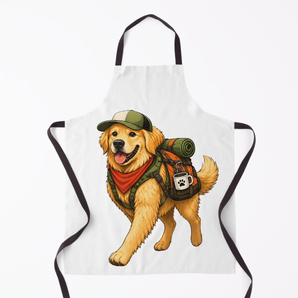 Item preview, Golden Retriever Trail Explorer Adventure Dog designed and sold by builtforyou.