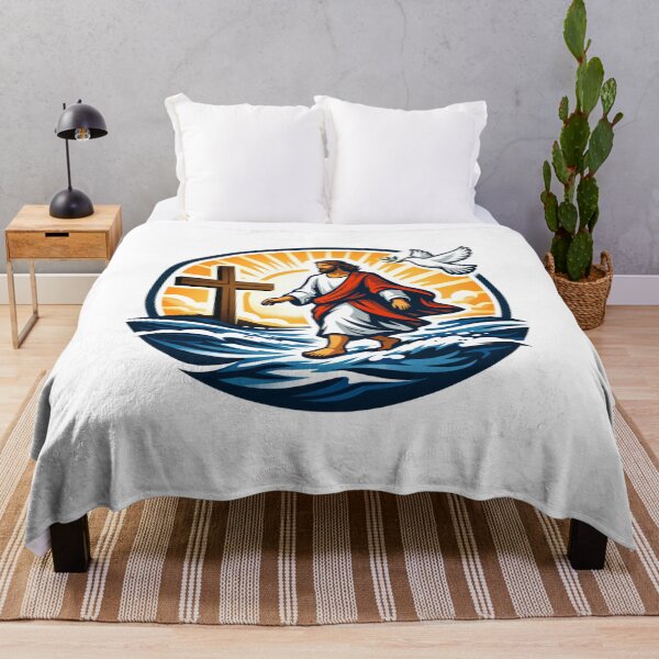 Item preview, “Walking on Water – Divine Light of Hope” designed and sold by MastersDesignNk.