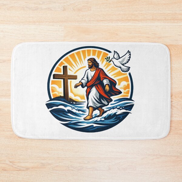 Item preview, “Walking on Water – Divine Light of Hope” designed and sold by MastersDesignNk.