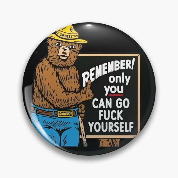 Item preview, Funny Smokey Bear Parody Remind Only You designed and sold by FineArtShirts.