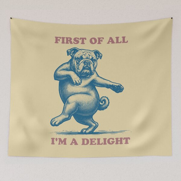 Item preview, Sassy Bulldog Delightful Dog Lover Humor designed and sold by d247.