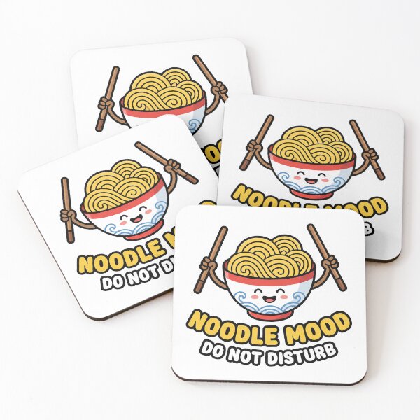 Item preview, Noodle Mood Do Not Disturb – Funny Ramen Lover Gift Sticker & Tee Design designed and sold by MDSDesigns.