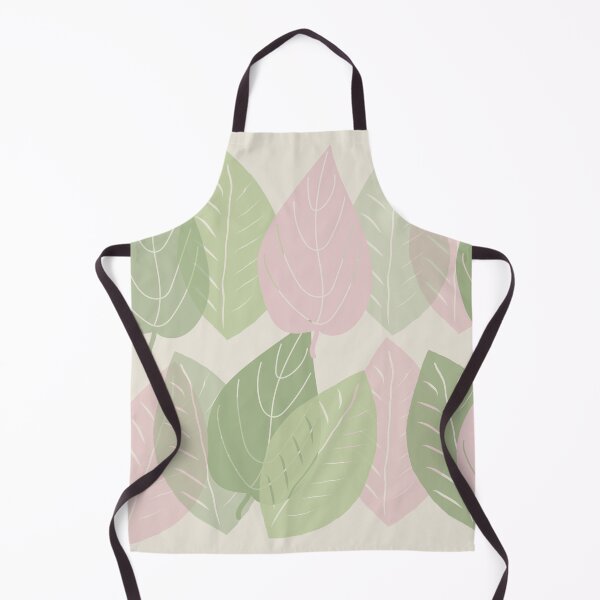 Aperçu de l'œuvre Feuilles pastel, rose, vert, couleurs printanières créée et vendue par Hinkson Cox.
