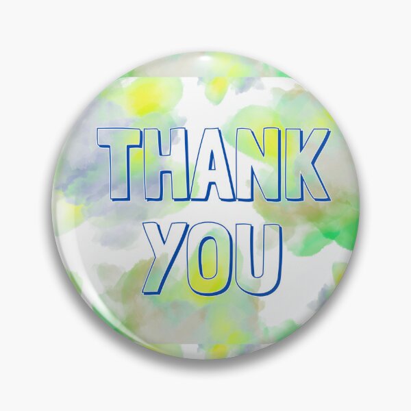 Item preview, Thank You - Green-ish Watercolors designed and sold by Green Crayon Art.
