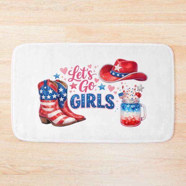 Item preview, Lets go girls pink designed and sold by RahRahsCreation.