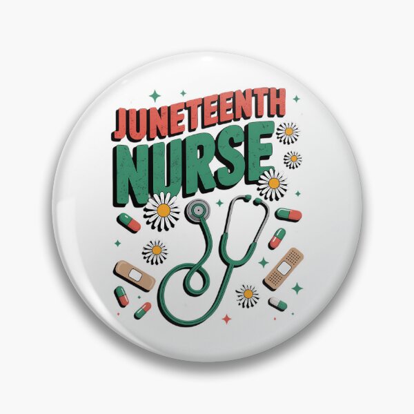 Item preview, Juneteenth Nurse Groovy Retro African Scrub Top Black designed and sold by sailorjessiArt.