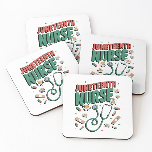 Item preview, Juneteenth Nurse Groovy Retro African Scrub Top Black designed and sold by sailorjessiArt.