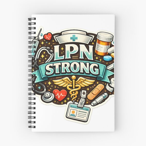 Item preview, LPN Strong Sticker | Licensed Practical Nurse Gift | Funny Nurse Pride Sticker | Healthcare Worker Decal designed and sold by overcomercrafts.