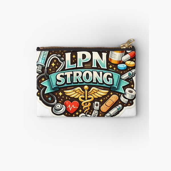 Item preview, LPN Strong Sticker | Licensed Practical Nurse Gift | Funny Nurse Pride Sticker | Healthcare Worker Decal designed and sold by overcomercrafts.