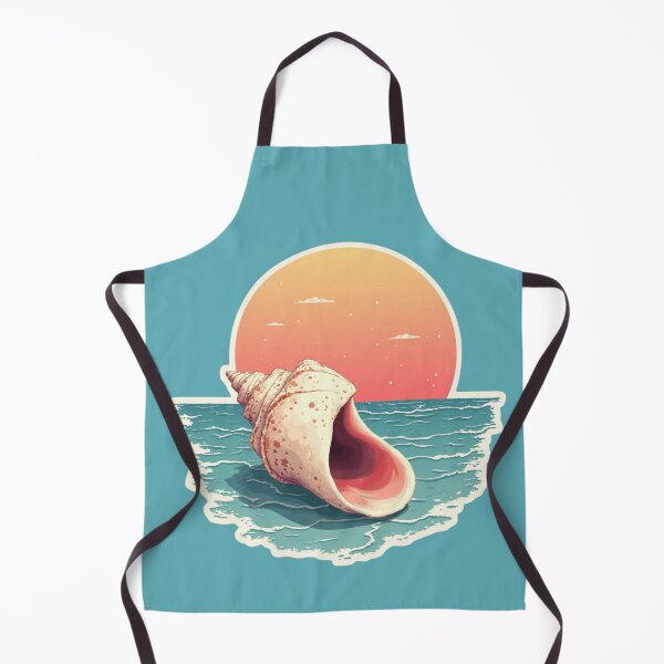 Item preview, Seashell Lover,Florida Keys Conch Shell Sunset designed and sold by piketo.
