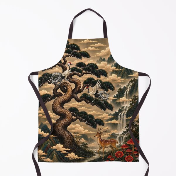 Item preview, Deep Green Yongteurim Pine – Sipjangsaeng Longevity Art designed and sold by K-Tradition.