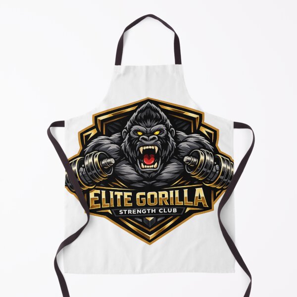 Item preview, Elite Gorilla Strength Club Gym Crest Art designed and sold by Digistore1221.