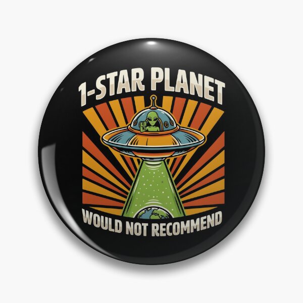 Item preview, 1-Star Planet Alien Bad Review designed and sold by SpeakingPrint2.