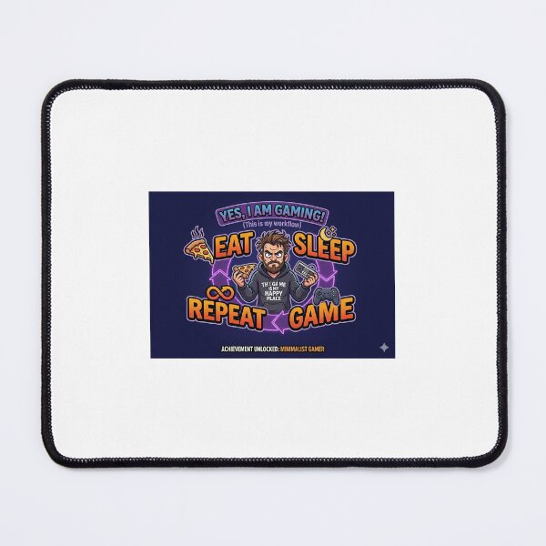 Item preview, Humorous "Eat, Sleep, Game, Repeat designed and sold by MmbArt.