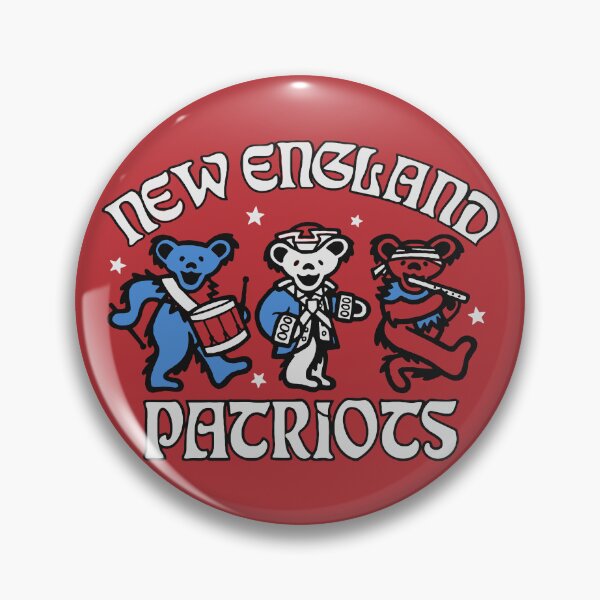Item preview, New England Football Grateful Dancing Bears Retro Design designed and sold by adriehuolfe.