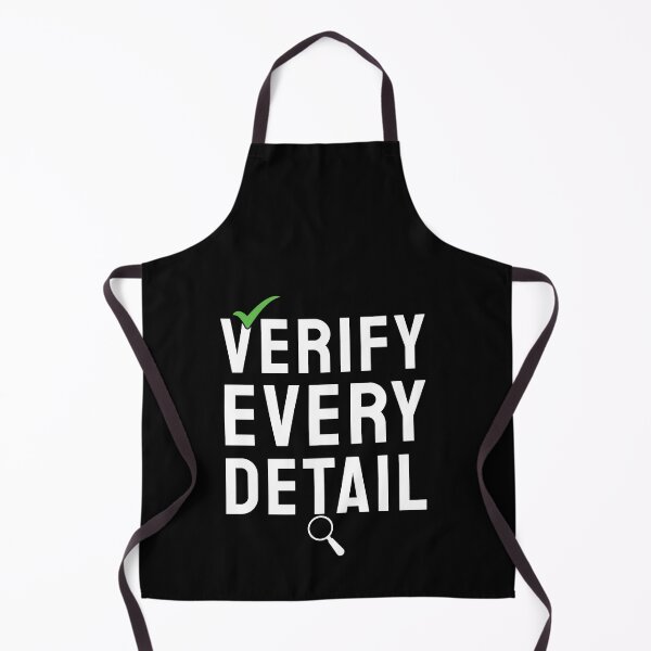 Item preview, Verify Every Detail – Accountant Gift for CPA Auditors and Bookkeepers designed and sold by FCA SIR MERCH .