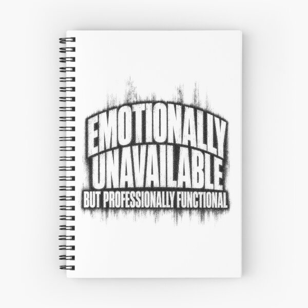 Item preview, Emotionally Unavailable But Professionally Functional | Sarcastic Office Humor designed and sold by ChaosThreadsCo.