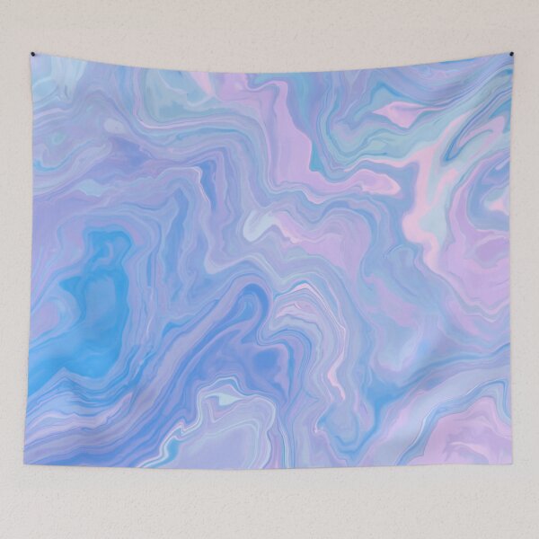Item preview, Pastel Blue Purple Pink Marble Design designed and sold by SeaStarAlex.
