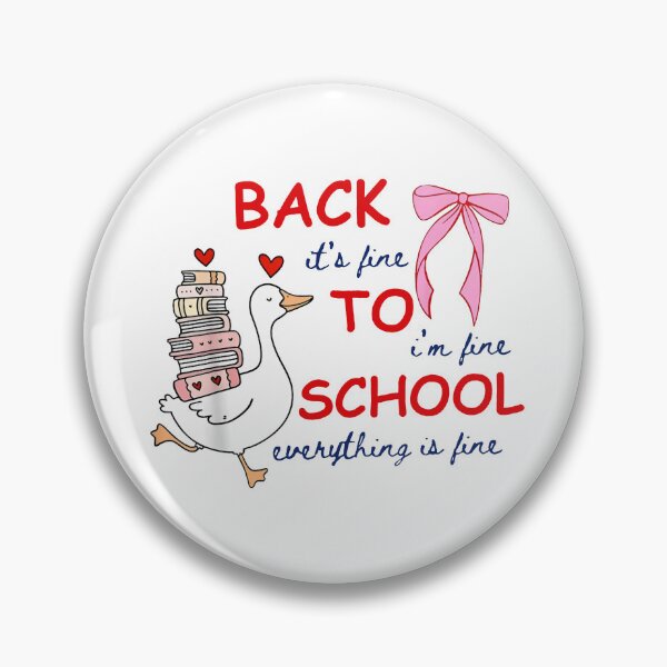 Item preview, Back It's Fine To I'm Fine School Everything Is Fine designed and sold by VegaPPAr.
