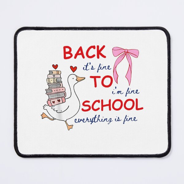 Item preview, Back It's Fine To I'm Fine School Everything Is Fine designed and sold by VegaPPAr.