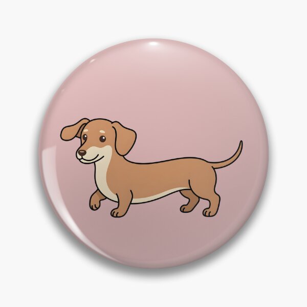 Item preview, Cute Dachshund - Kawaii Wiener Sausage Dog Cartoon designed and sold by Nelloo12.
