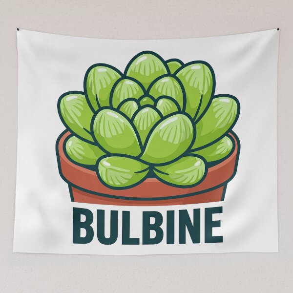Item preview, Gummy Succulent Bulbine Vector Art designed and sold by GreenDivisionJP.