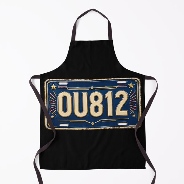 Item preview, OU812 Funny Vintage License Plate Art designed and sold by PlanetEye Designs.