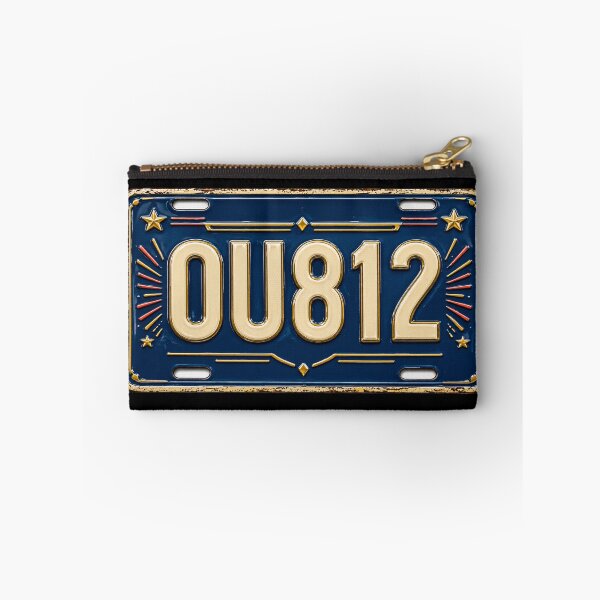Item preview, OU812 Funny Vintage License Plate Art designed and sold by PlanetEye Designs.