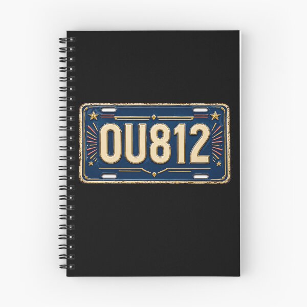 Item preview, OU812 Funny Vintage License Plate Art designed and sold by PlanetEye Designs.