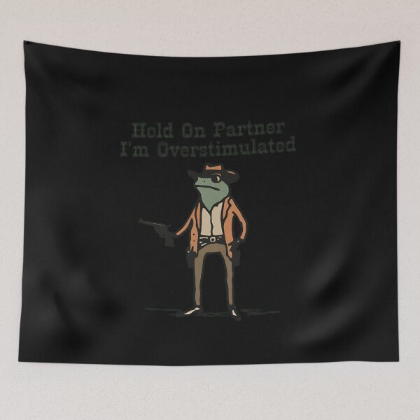 Item preview, Partner Overstimulated Frog Cowboy Gun designed and sold by Arrivashop.